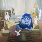 The Blue Lion Spectacle by Anitha Menon, 2020 - Queensland Regional Art Awards Entry, 2020