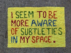 I seem more aware of subtleties in my space. by Melissa Spratt, 2020 - Queensland Regional Art Awards Entry, 2020